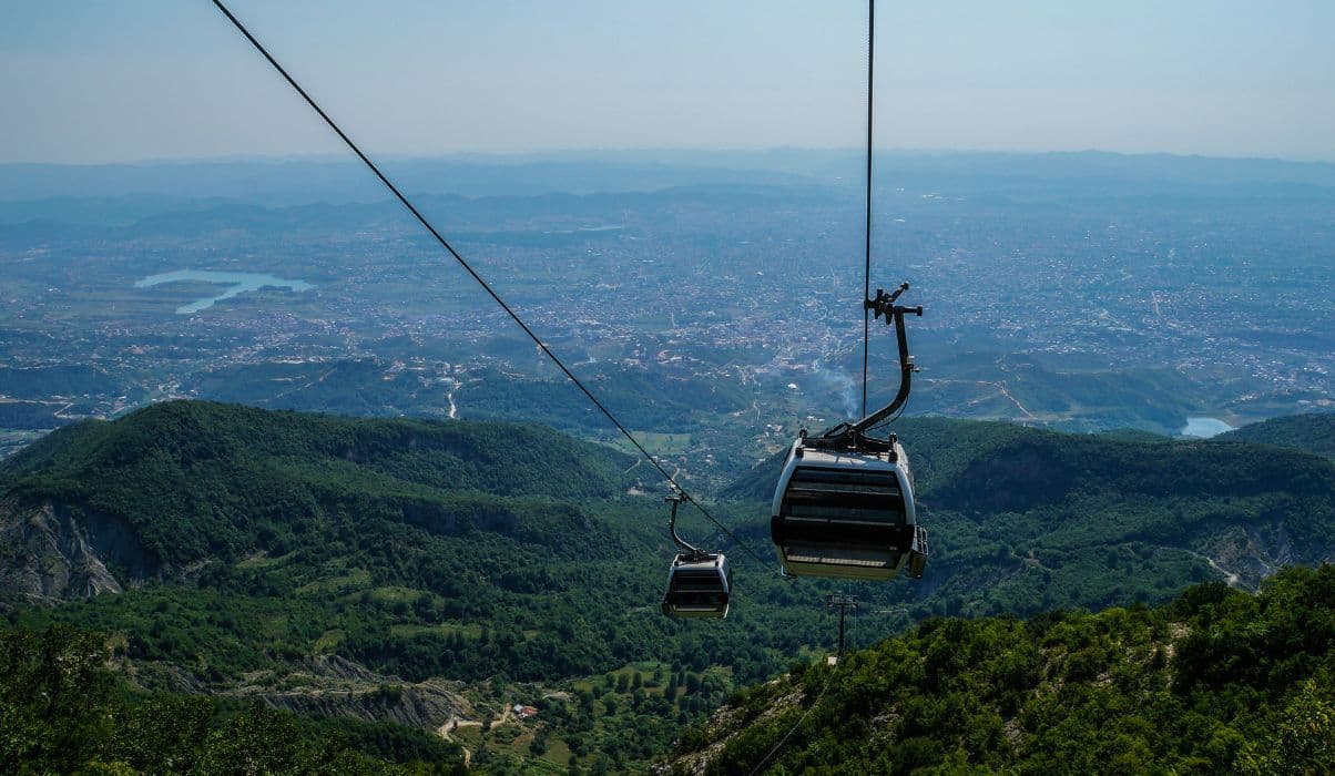 Ride the Dajti Express Cable Car