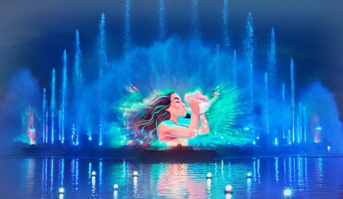 Disney Cascade of Lights Show