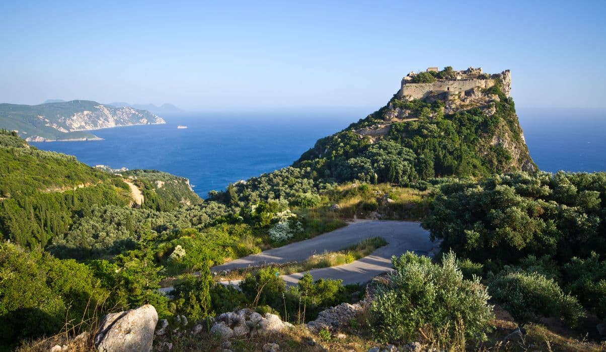 Angelokastro Fortress