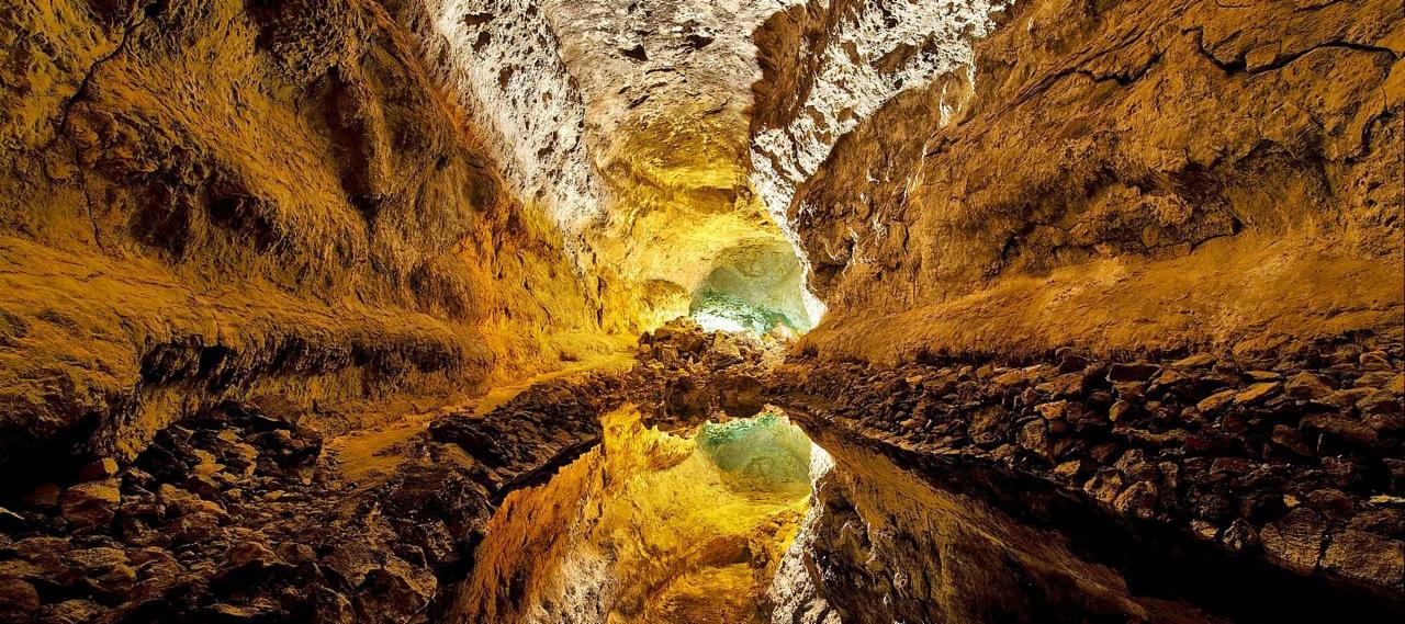 Cave of los Verdes in Lanzarote