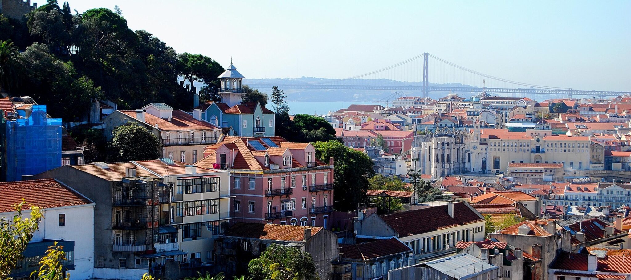 View over Lisbon city