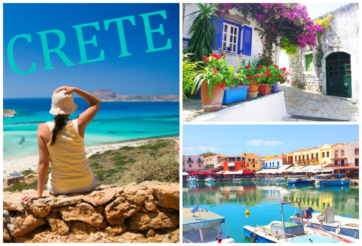 travel guide book crete