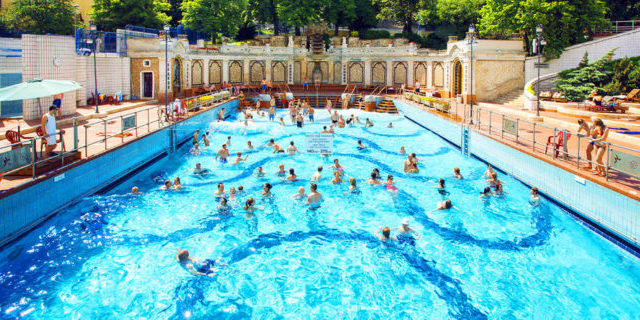 Gellert Outdoor Budapest Baths