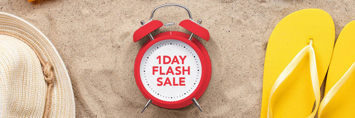 15% Off Holidays in 1 Day Count Down Sale