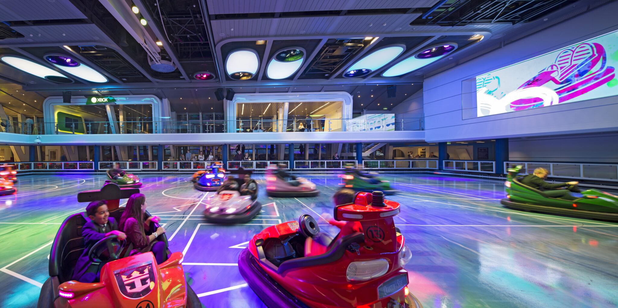 Bumper Cars on Royal Caribbean Cruises