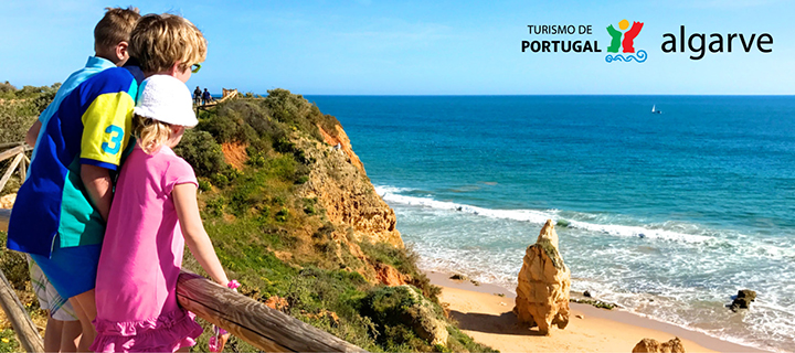 Family on Algarve Beach | Family destinations in the Algarve