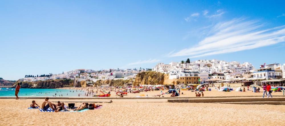 Fisherman's Beach in Albufeira, Portugal