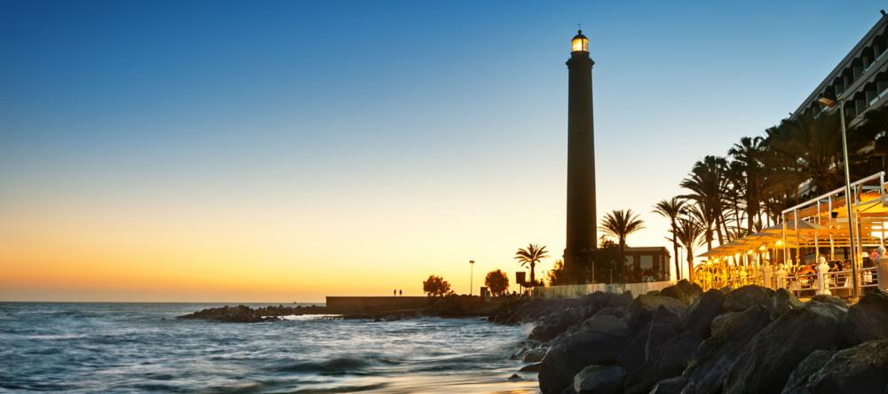 Maspalomas Lighthouse in Gran Canaria