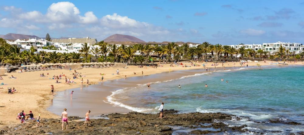 Beach in Costa Teguise, Lanzarote