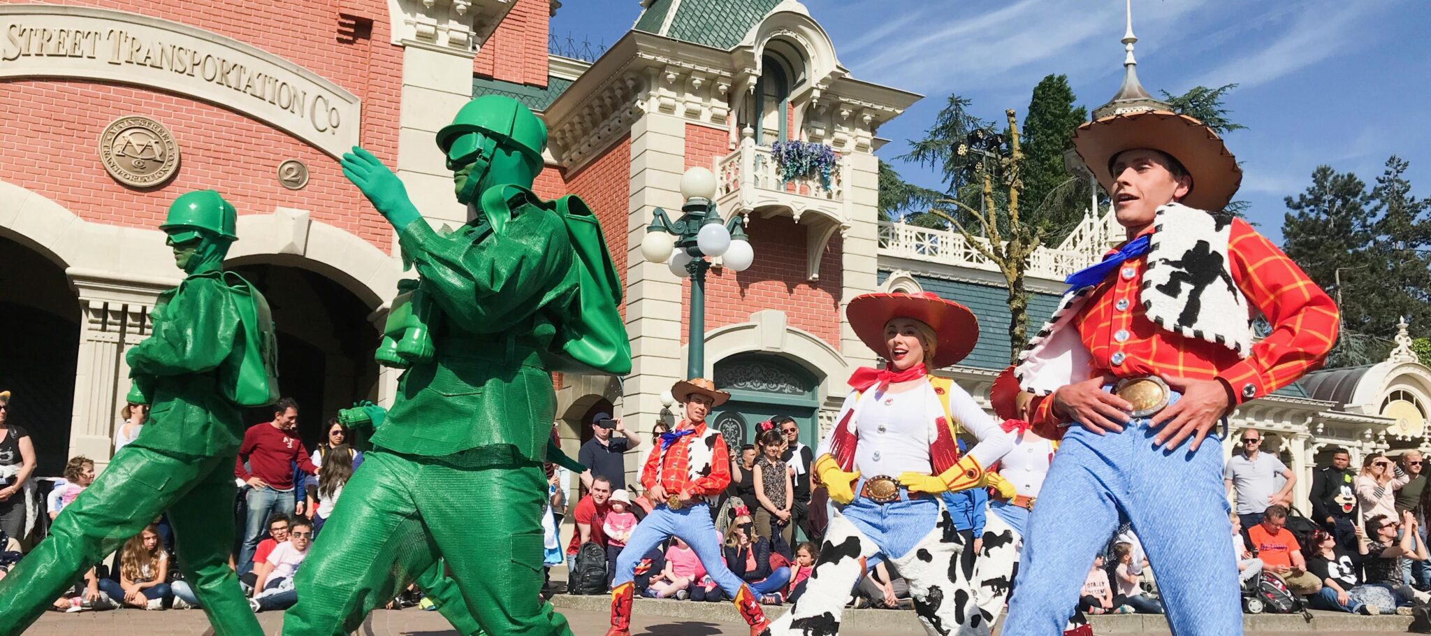 Toy Story Characters in the Character Parade in Disneyland Paris