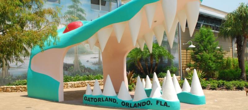 Entrance to Gatorland, Orlando