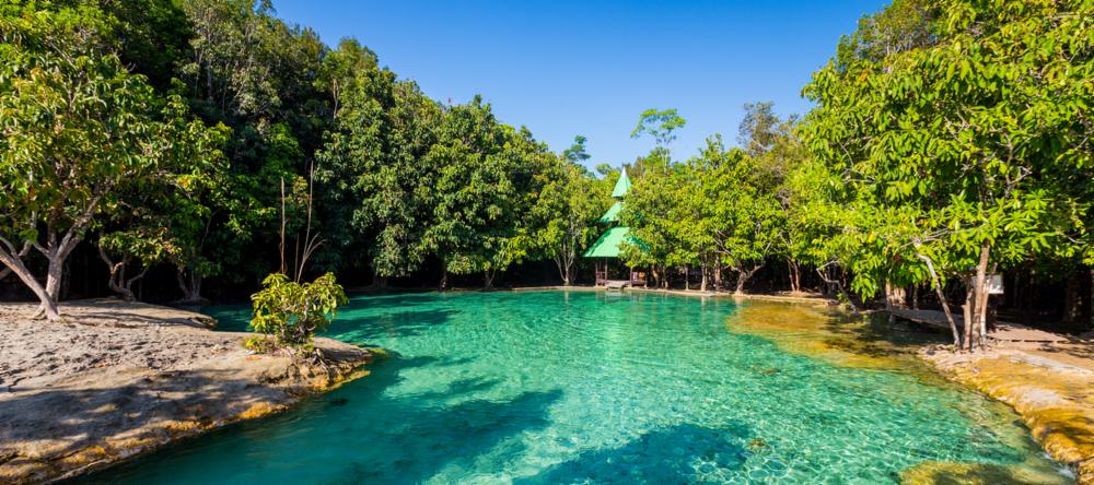 Emerald Pool in Krabi, Thailand