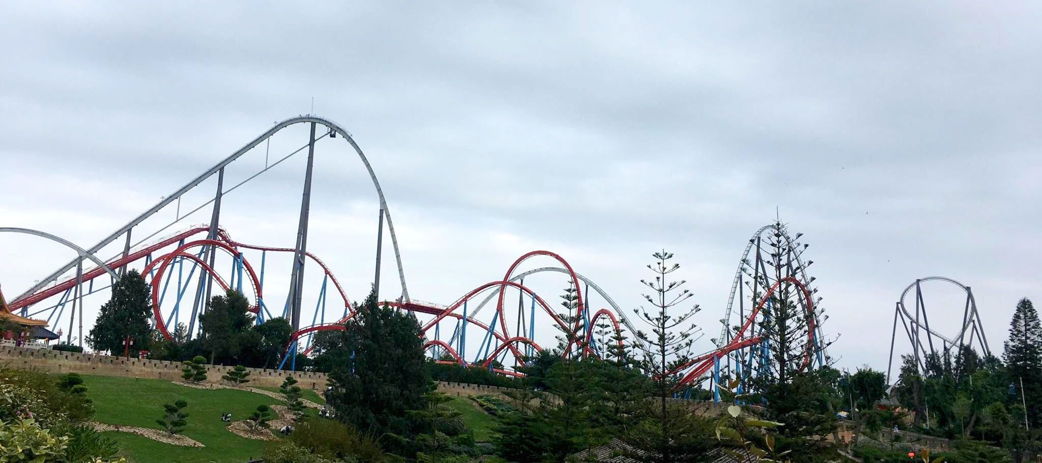 Rollercoaster in PortAventura World