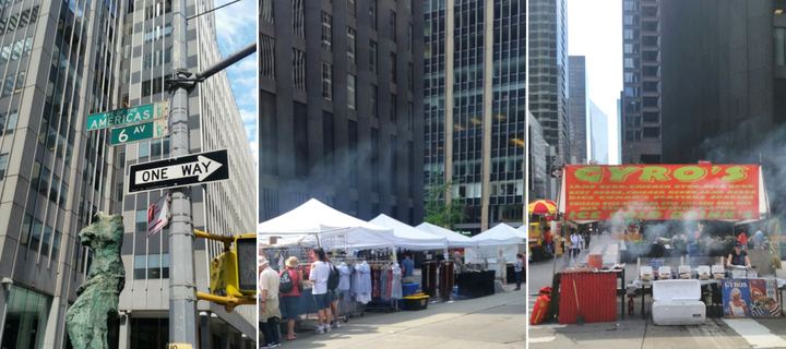 Food market on 6th Avenue