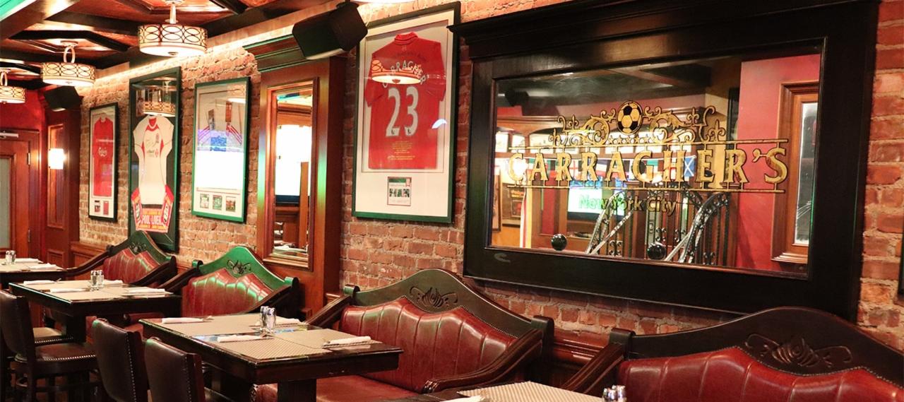 Carragher's Liverpool Themed Bar in NYC