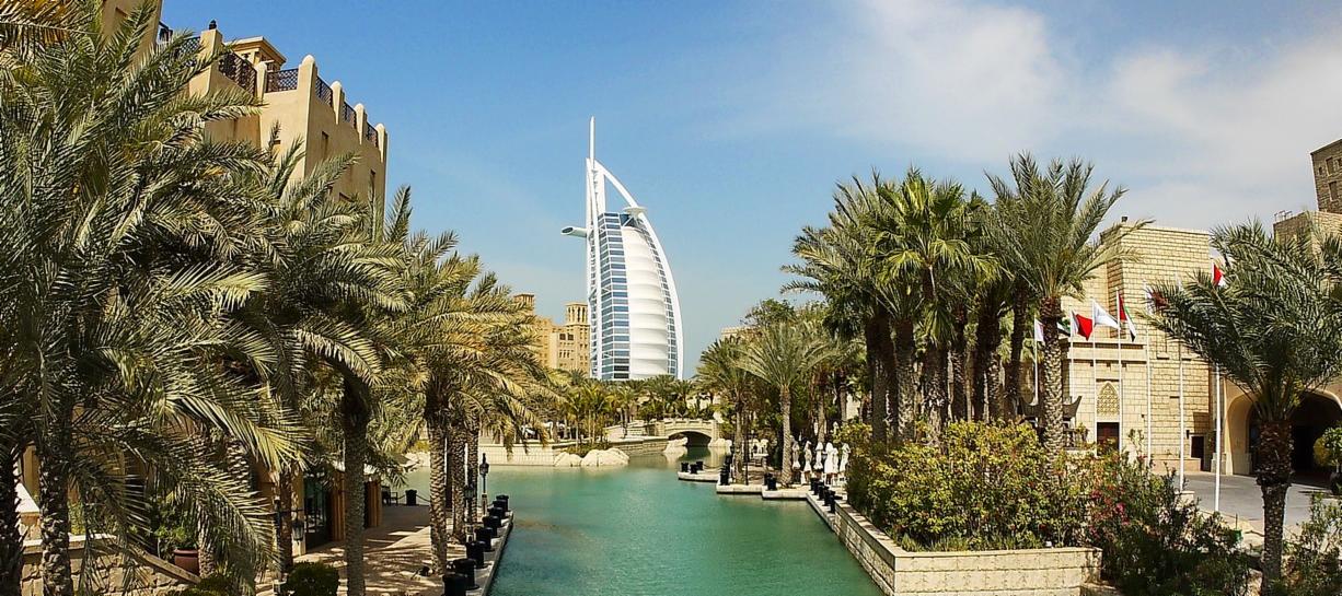 The Burj al Arab in Dubai