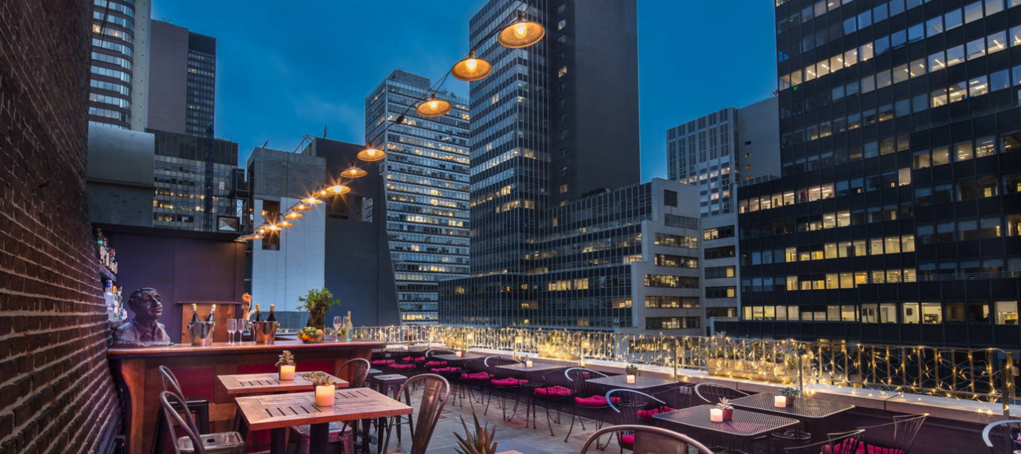 rooftop bar in hells kitchen