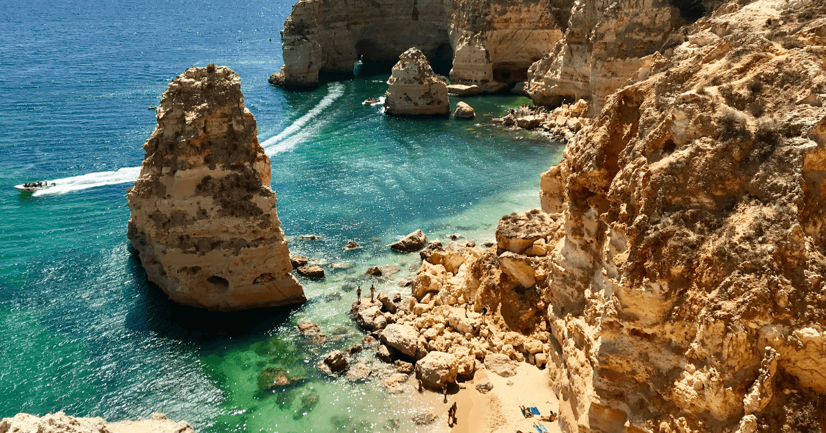 Beach in The Algarve.