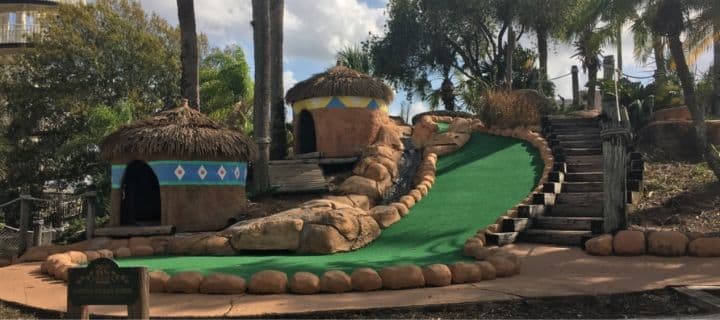 Lost Caverns Mini Golf in Orlando, Florida