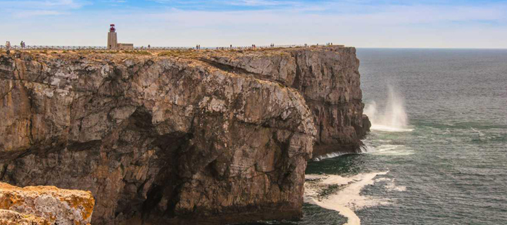 View of Cape St. Vincent in the Algarve, Portugal