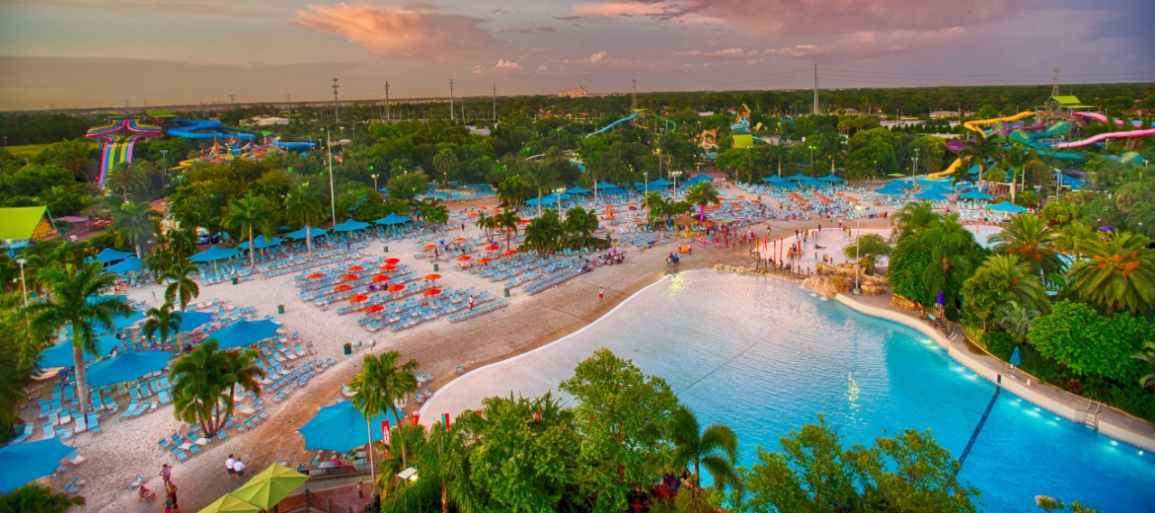 View of Aquatica Waterpark in Orlando - SeaWorld Parks