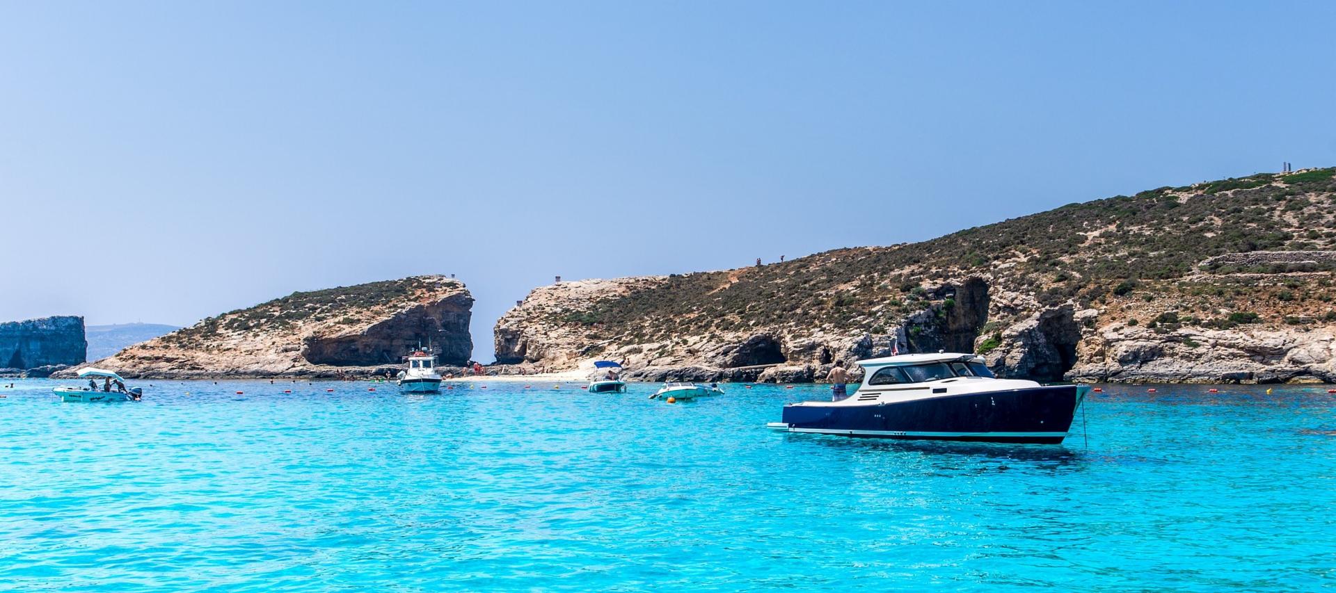 The Blue Lagoon in Comino, Malta