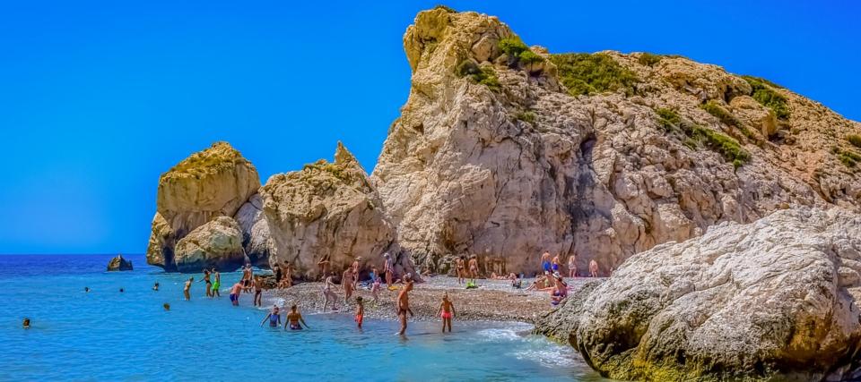 Aphrodite's Rock Paphos Cyprus 