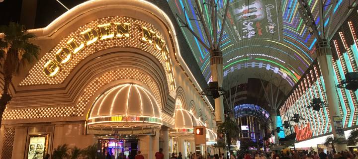 Exterior of the Golden Nugget on Freemont Street Las Vegas