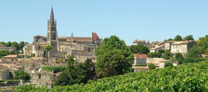 Saint Emilion town outside Bordeaux