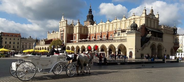 The cloth hall in Krakow