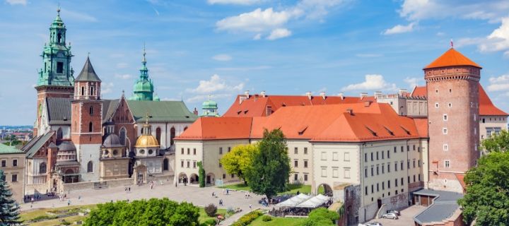 Wawel Royal Castle in Krakow