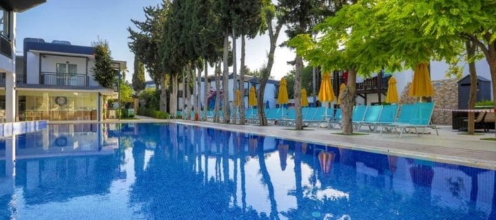 View of pool in 3* Smartline Bitez Garden Life, Bitex, Turkey