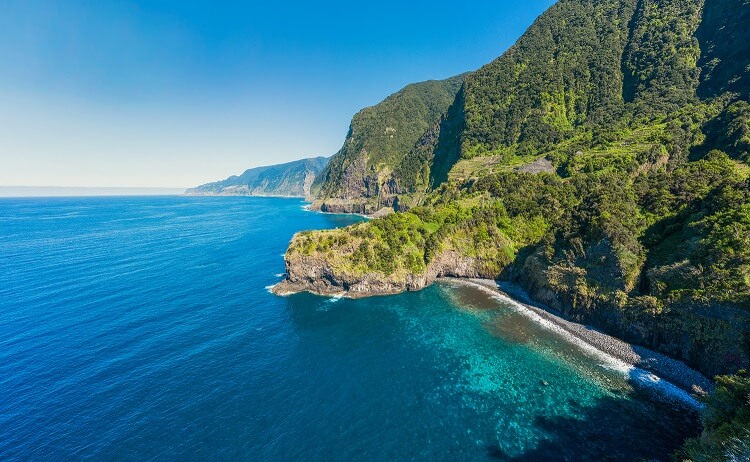 madeira coastline view point