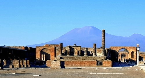 The ruins of Pompeii