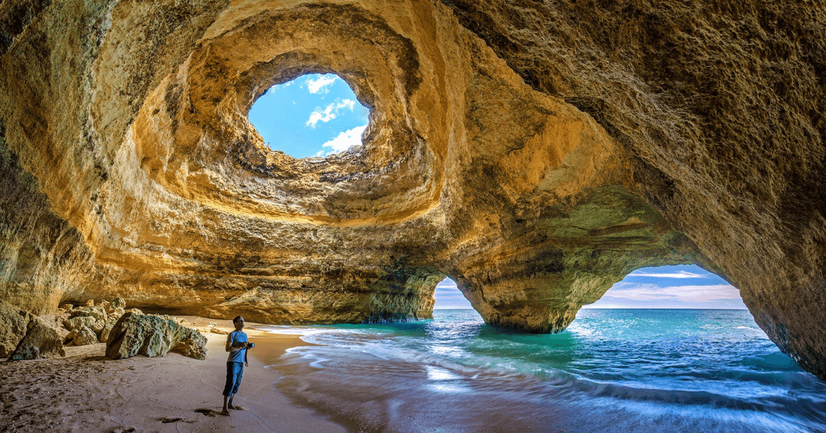 Benagil beach the algarve