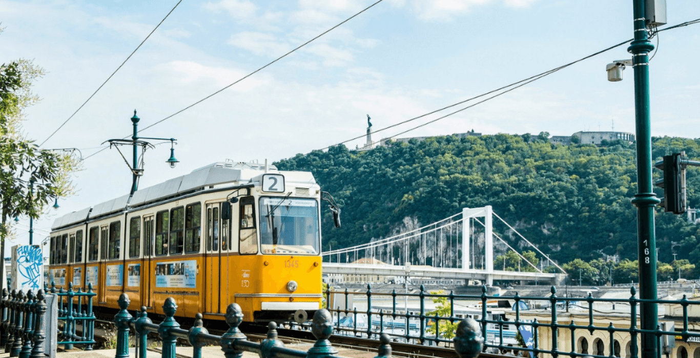 Tram in Budapest