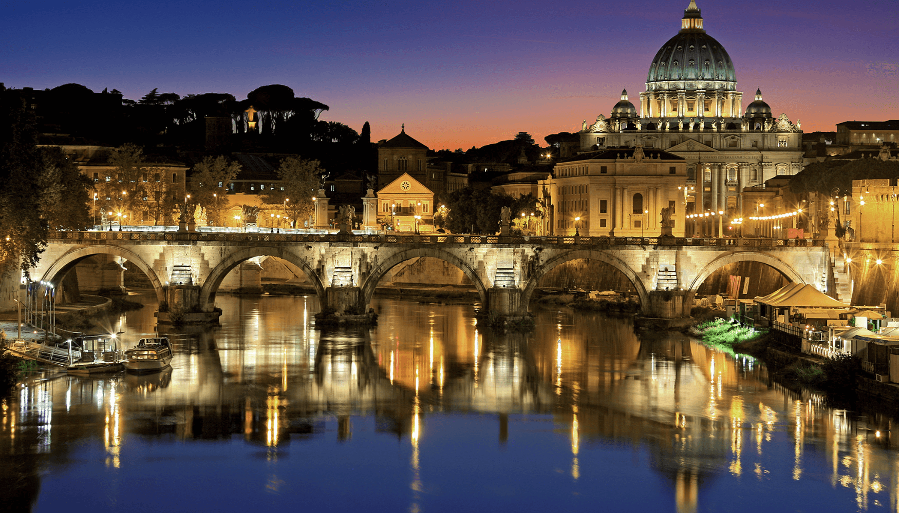 night time in Rome