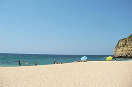 Carvoeiro Beach in the Algarve
